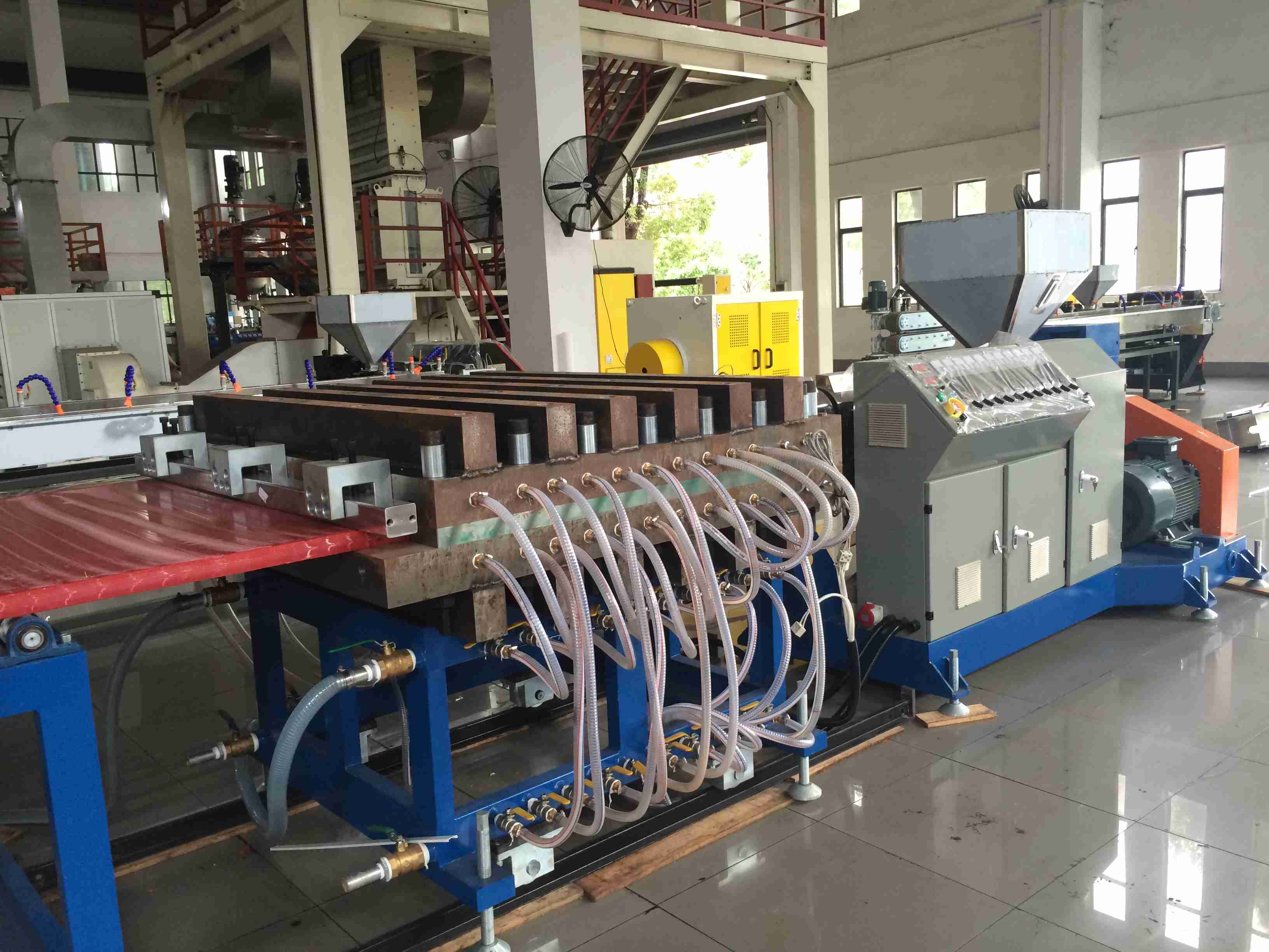 PP PE PA ABS POM plastic thick sheet extrusion machine